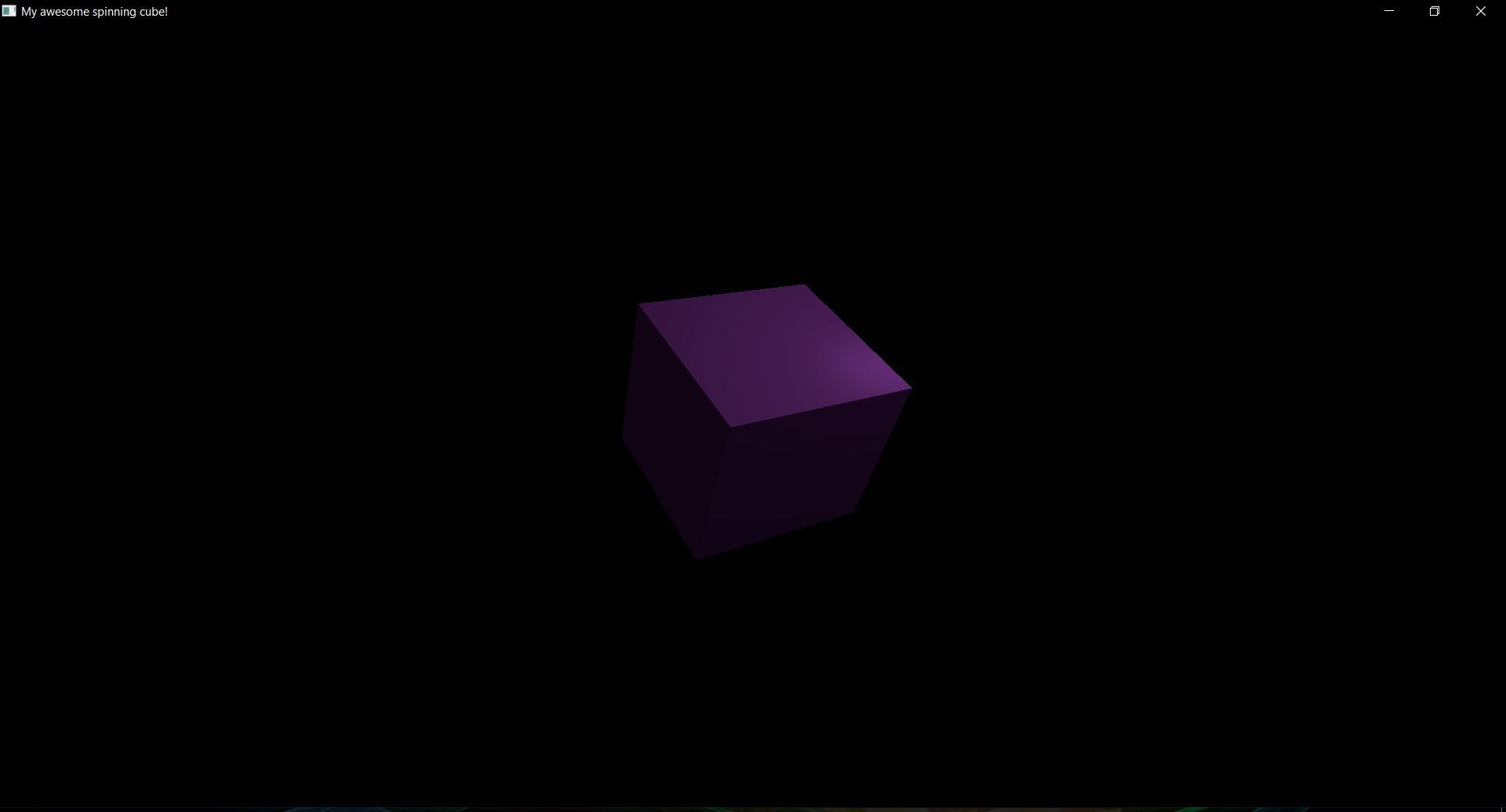 Shaded Spinning Cube